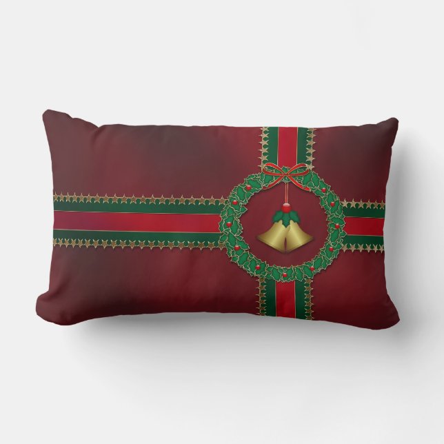 Cojín Lumbar Pilar de estrellas y rayas (Anverso)