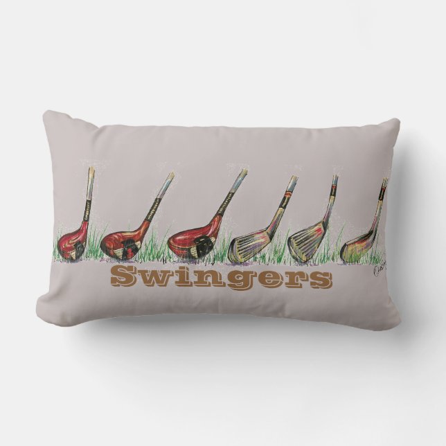 Cojín Lumbar Pilar de golf (Anverso)