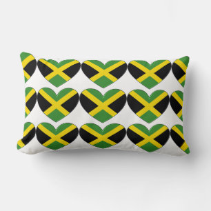 Cojín Lumbar Pilar del patrón del patrón de bandera de Jamaica