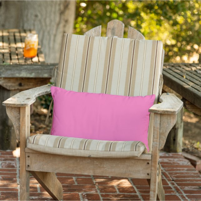 Cojín Lumbar Pilar lumbar al aire libre rosado caliente (Silla)