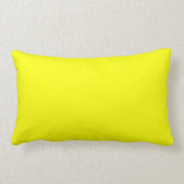 Cojín Lumbar Pilar lumbar amarillo limón de 13" x 21"