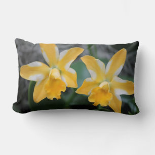 Cojín Lumbar Pilar lumbar amarillo y blanco