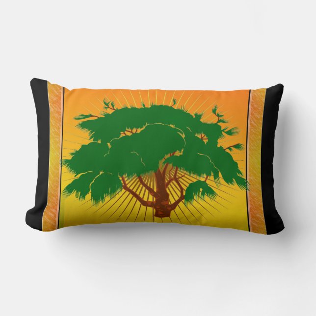 Cojín Lumbar Pilar lumbar árbol (Anverso)