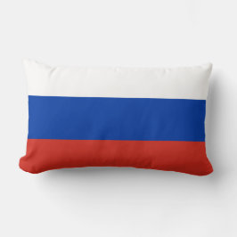 Cojín Lumbar Pilar lumbar de la bandera rusa (Rusia)