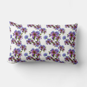 Cojín Lumbar Pilar lumbar de patrón floral