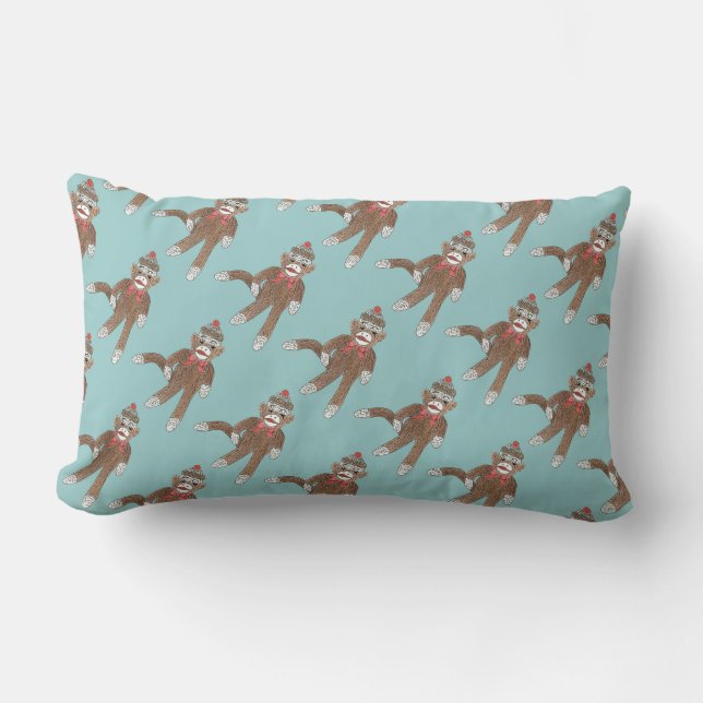 Cojín Lumbar Pilar lumbar del mono del sock (Anverso)