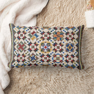 Cojín Lumbar Pilar lumbar del patrón mosaico