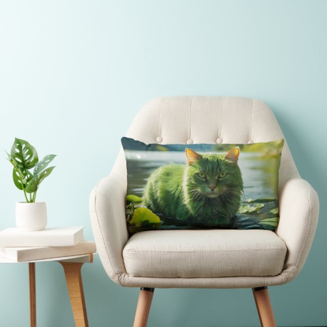 Cojín Lumbar Pilar lumbar gato para los amantes del gato (Silla)