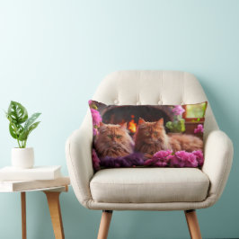 Cojín Lumbar Pilar lumbar gato para los amantes del gato