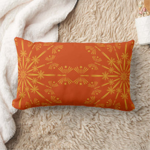 Cojín Lumbar Pilar lumbar retro Mandala Papaya