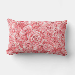 Cojín Lumbar Pilar lumbar rosa rosa rosa de 13"x21"
