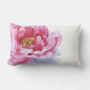 Cojín Lumbar Pilar lumbar rosado Peony
