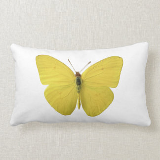 Cojín Lumbar Pilar mariposa amarillo