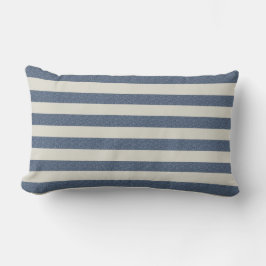 Cojín Lumbar Pilar naumático de franja azul y blanca