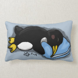 Cojín Lumbar Pilar pingüino durmiente