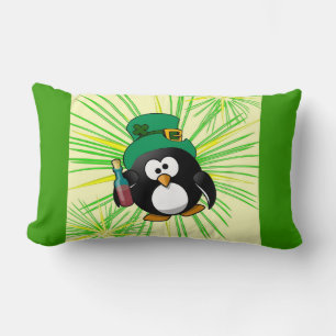Cojín Lumbar Pilar pingüino embriagador - Personalizable
