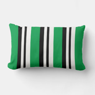 Cojín Lumbar Pilar reversible de banda verde neón