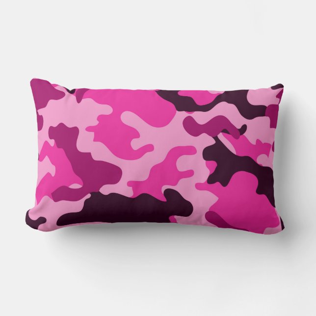 Cojín Lumbar Pilar rosa lumbar de Camo (Anverso)
