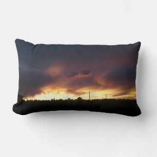 Cojín Lumbar Pilar Sunset de la nube contra incendios