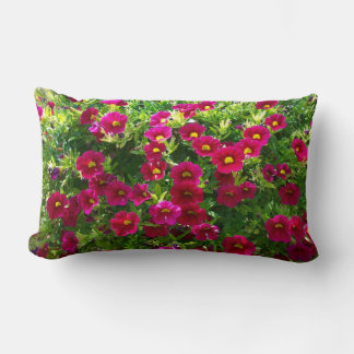 Cojín Lumbar Pilares de MoJo floral americano rojo/amarillo