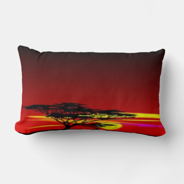 Cojín Lumbar Pilares del sol (Anverso)