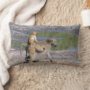 COJÍN LUMBAR PILLOW,"BEBÉ MONO ARRENDANDO A LA ESPALDA DE MAMA 