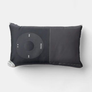 Cojín Lumbar Pillow blanco y negro para iPod