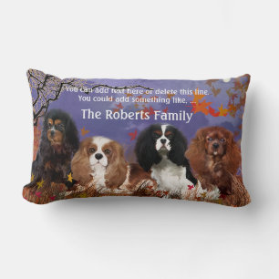 Cojín Lumbar Pillow, Cavalier Spaniel, 4 tipos de español