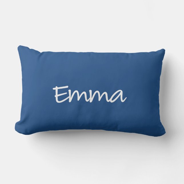 Cojín Lumbar Pillow de Emma - Script moderno (Anverso)