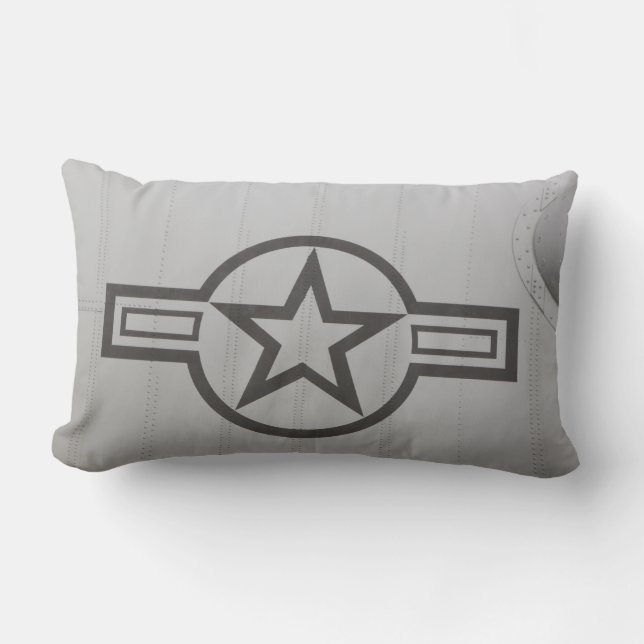 Cojín Lumbar Pillow de estrella militar (Anverso)