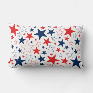 Cojín Lumbar Pillow de estrellas patrióticas