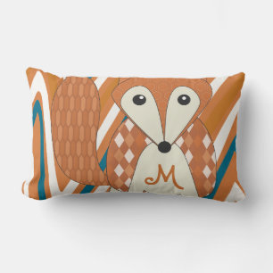 Cojín Lumbar Pillow de Fox estilizada monogramada