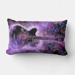 Cojín Lumbar Pillow de guitarra rock y Rollo