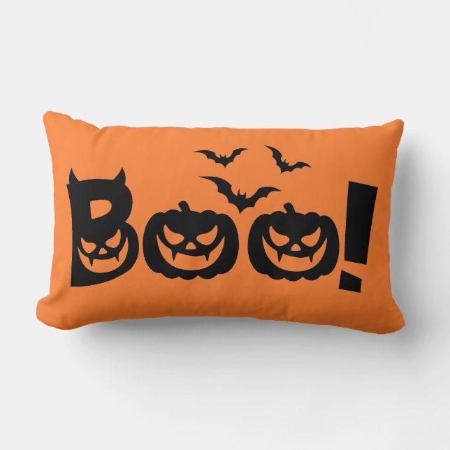 Cojín Lumbar Pillow de Halloween (Anverso)