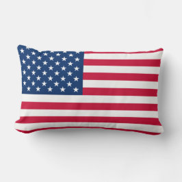Cojín Lumbar Pillow de la bandera de Estados Unidos