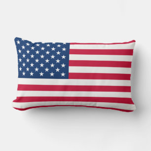 Cojín Lumbar Pillow de la bandera de Estados Unidos