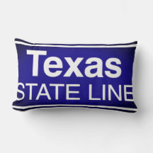 Pillow de la línea estatal de Texas