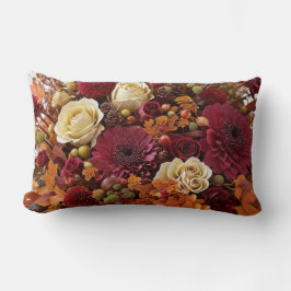 Cojín Lumbar Pillow de las flores de otoño