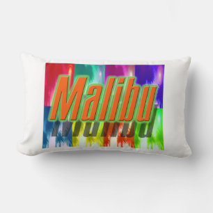 Cojín Lumbar Pillow de las palmas coloridas "Malibu"