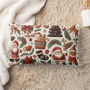 Cojín Lumbar Pillow de los animales de la tierra de las maravil