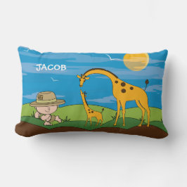 Cojín Lumbar Pillow de los niños del Safari de la Jungla