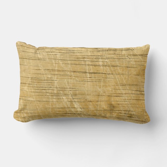 Cojín Lumbar Pillow de madera (Anverso)
