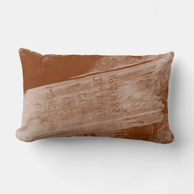 Cojín Lumbar Pillow de recuerdo de gammons Gulch Movie Set Souv (Anverso)