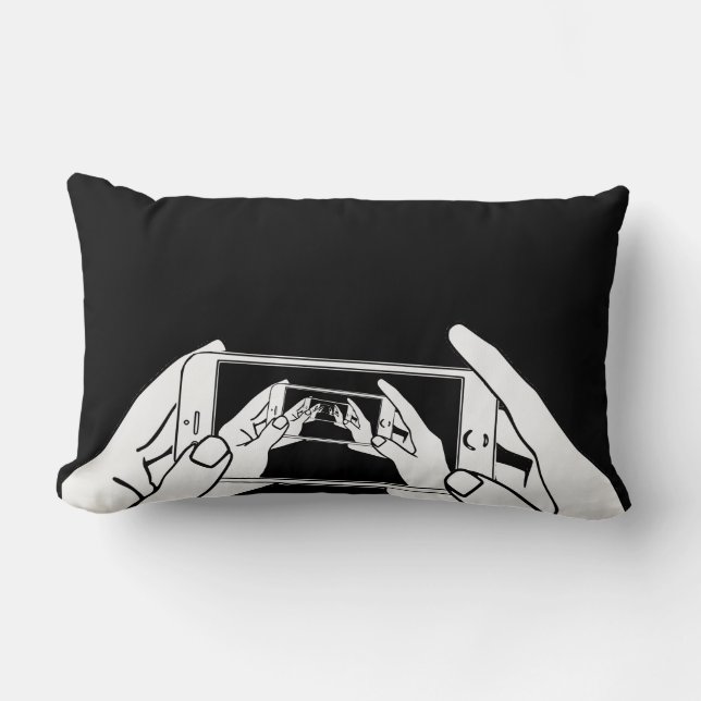 Cojín Lumbar Pillow de Smart Phone Junkie Lumbar (Anverso)