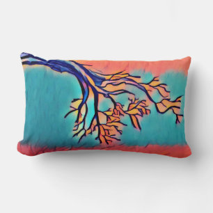 Cojín Lumbar Pillow del árbol artístico