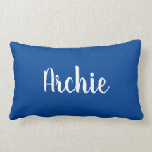 Pillow del nombre de la marina