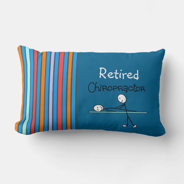 Cojín Lumbar Pillow del quiropráctico retirado de diversión (Anverso)
