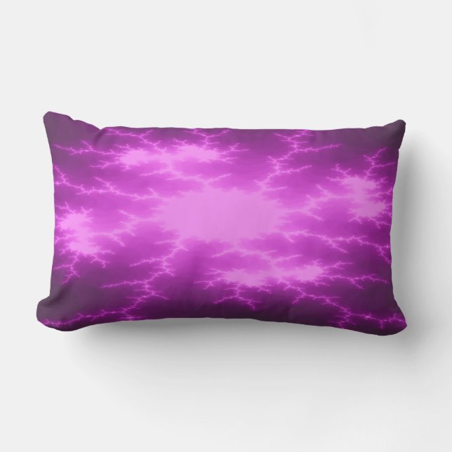 Cojín Lumbar Pillow Fractal Mega Lightning (Anverso)