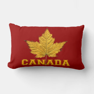 Cojín Lumbar Pillow Gold de Canadá equipo de recuerdo para Cana