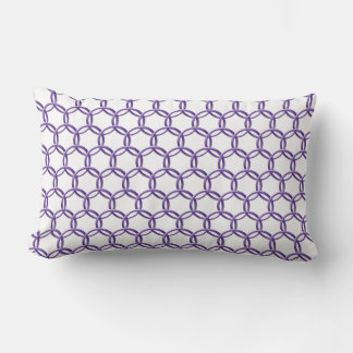 Cojín Lumbar Pillow - Interbloqueo de anillos morados